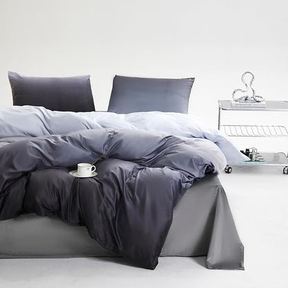Cottonight Velvet Comforter King Fluffy Dark Grey Flannel Bedding Set Women Men Thick Warm Winter Blanket Quilts Sherpa Micromink White Grey Modern Chic Plush Fashion Bedding King
