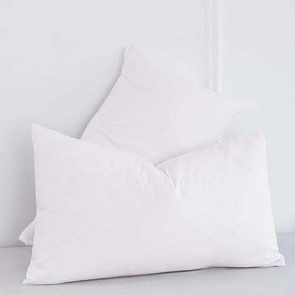 MooMee Bedding Pillowcases Pack of 4 100% Washed Cotton Linen Like Textured Breathable Durable Soft Comfy (Solid Bright White, Queen)