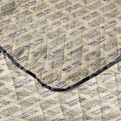 Northwest Star Trek Classic Warp Speed C Quilted Throw Blanket 60x80 inches