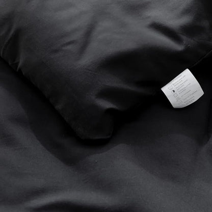 ROSGONIA Oversized King Comforter 128x120, 3pcs Super King Plus (1 Black Comforter & 2 Pillowcases) Lightweight Oversized King Bedding Set Blanket