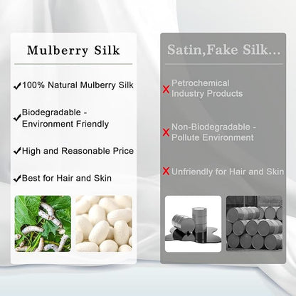 ZIMASILK 100% Pure Mulberry Silk Pillowcase for Hair and Skin Health,Soft and Smooth,Both Sides Premium Grade 6A Silk,600 Thread Count,with Hidden Zipper,1pc (Queen 20''x30'',Dusty Blue)