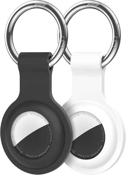 Compatible for AirTag Holder Keychain for Apple Air Tag 1st&2nd Generation | Airtag Key Chain Ring Case Cover for Air Tag Holder GPS Tracker Item Air Tags Finders Air Tagholder for Kids,Bags,Luggages