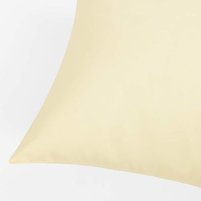 FLXXIE Pillow Cases Standard Size, Soft Microfiber Pillow Covers with Envelope Closure, Wrinkle, Stain Resistant Pillowcases, 2 Piece Set, 20x26, Ivory