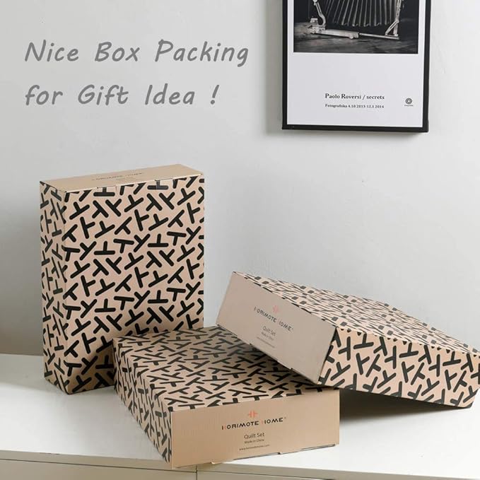 Oversized King Quilt Set, Beige California King Quilt Classic Geometric Spots Stitched Pattern, Stone-Washed Microfiber Ultra Soft Lightweight Quilted Bedspread Cal King for All Season, 3 Pieces