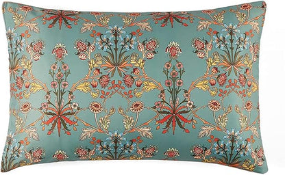 Cupocupa Duvet Cover Queen Size Set Boho Floral Pattern Queen Size Bed Vintage Soft Bedding Leaf Print Paisley Duvet Cover with Pillowcases