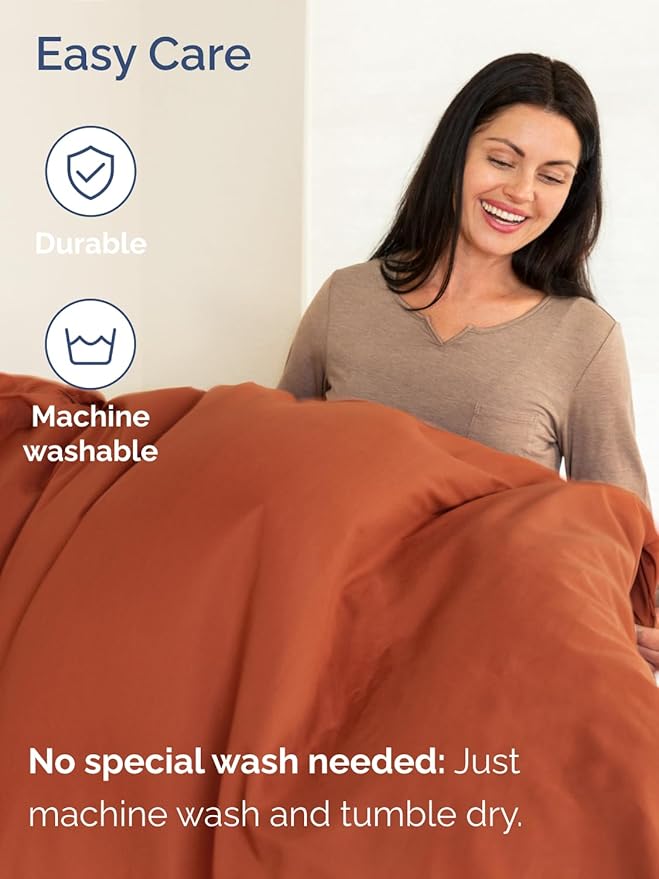 Extra Deep King Sheet Set - 6 Piece Breathable and Cooling Sheets - Hotel Luxury Bedding for Women, Men, Kids & Teens - Easy & Secure Fit - Soft, Wrinkle Free & Comfy - Extra Deep Pockets - Terracotta