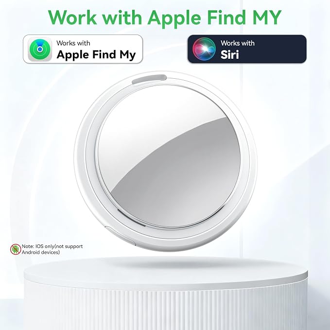 Air Tracker Tags-4 Pack, Item Finders Works with Apple Find My(iOS Only), Air Tracker Tags with 4 Case, Bluetooth Tracker Keys Finder and Item Locator & GPS Trackers for Kids/Pets/Dog/Luggage/Wallet
