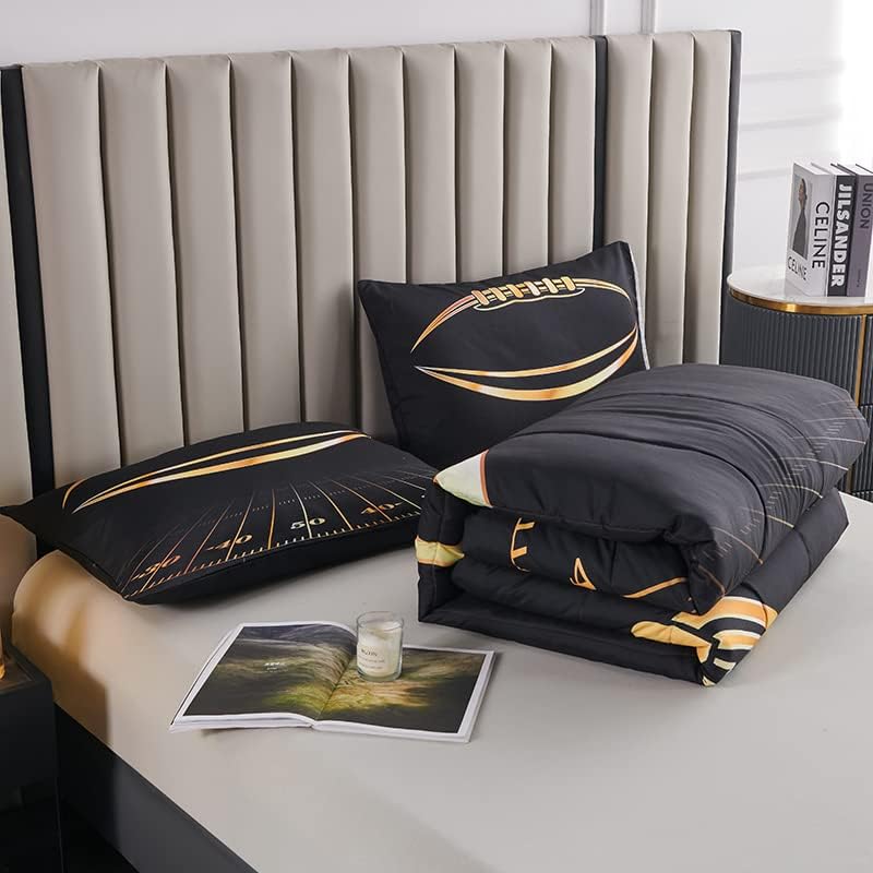 Football Comforter Sets,Sports Bedding Set Queen,Boys Queen Comforter Sets,Kids Comforter Set for Boys