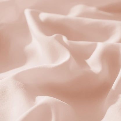 SLEEP ZONE Nanotex Super Soft Cooling King Bed Sheets Set for Kids 3 Piece - Easy Care Fitted Flat Sheet & Pillowcase Sets - Wrinkle Free,Fade Resistant,Deep Pocket 16",Rose Pink,King