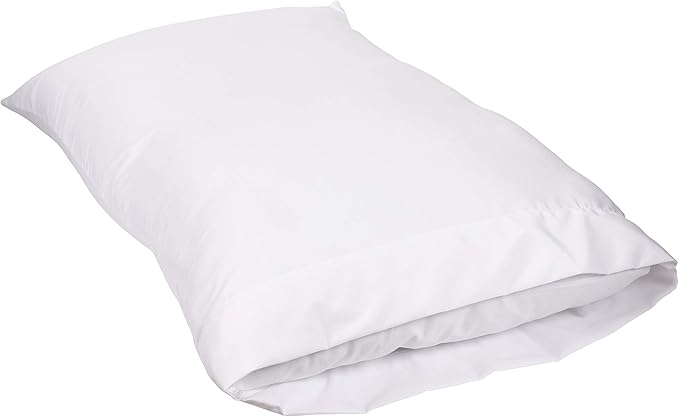 KAF Home Brushed Microfiber Pillow Cases Bulk Pack, Control Allergies and Ensure Sound Sleep, Set of 12, White