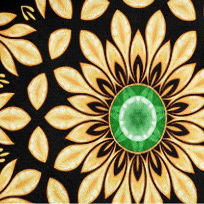 Golden Scrolls Print Duvet Cover and Pillow Shams Green Gems Deco for Girls and Boys Bedding Set Twin Size Black Color Bed Sets