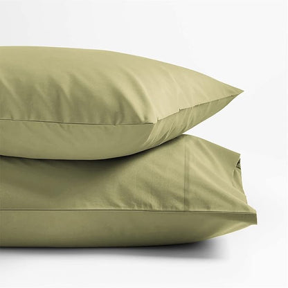 TEXAS LINEN CO. Luxury Egyptian Cotton King Pillow Cases Set of 2-1000 Thread Count Pillowcases for Sleeping, Soft, Cooling Pillow Cover, Extra Long Staple Hotel Quality Pillow Cases - Sage Green