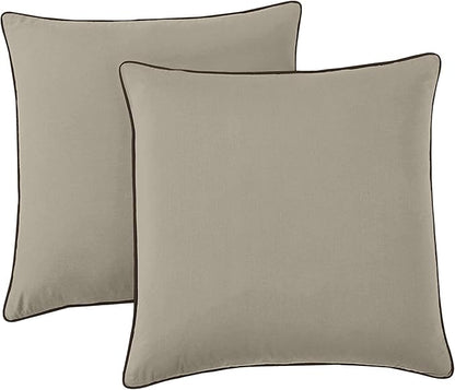 Chezmoi Collection Loft 8-Piece Luxury Striped Comforter Set (King, Burgundy/Coffee/Brown)