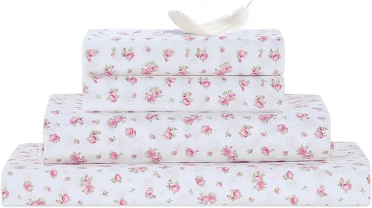 Modern Threads Silky Soft Microfiber and Wrinkle Free Sheets - Luxurious Microfiber Bed Sheets Includes Flat Sheet, Fitted Sheet with Deep Pockets, & Pillowcases Ivory, California King