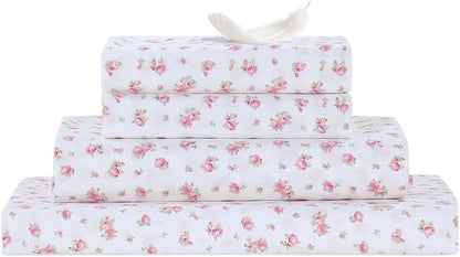 Modern Threads Silky Soft Microfiber and Wrinkle Free Sheets - Luxurious Microfiber Bed Sheets Includes Flat Sheet, Fitted Sheet with Deep Pockets, & Pillowcases Ivory, Twin