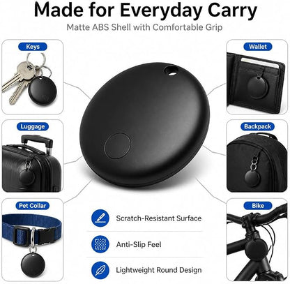 GPS Tracker for Vehicles No Monthly Fee (Android Only) - 2 Pack | Mini Car Tracker Tag, Tracking Devices, Hidden Compatible with Google's Find Hub for Pet, Car, Key, Luggage