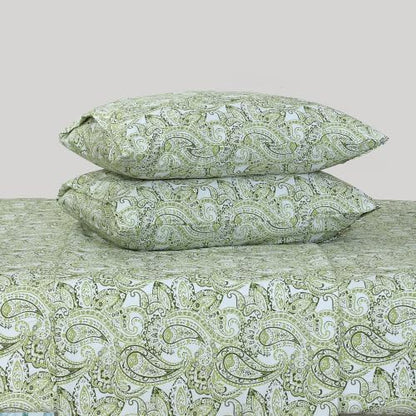 Feather & Stitch 100% Cotton Sateen 500 TC Full Size Bed Sheet Set