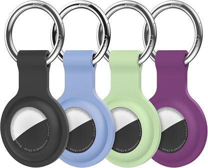 Compatible for AirTag Holder Keychain for Apple Air Tag 1st&2nd Generation | Airtag Key Chain Ring Case Cover for Air Tag Holder GPS Tracker Item Air Tags Finders Air Tagholder for Kids,Bags,Luggages