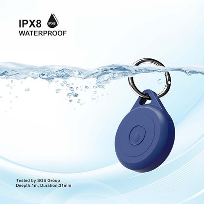 for Air tag Keychain Holder Case for Apple Air tag 1st & 2nd Generation, 4 Pack of IPX8 Waterproof, Fully Shockproof, Anti Scratch for Air tag Holder Case for Key, Kid, Bag, Luggage, Pets Collar