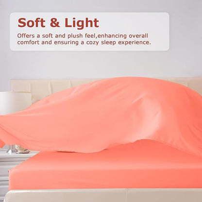 Twin Size Bed Sheet Set - 3 Piece Soft Microfiber Sheets with Deep Pockets, Cooling Technology, and Wrinkle-Free Pillowcase. Hotel-Quality, Durable Bedding, Desert Flower