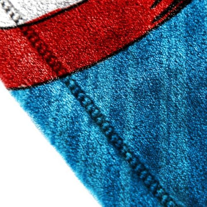 Jay Franco Kids Plush Throw Blanket – Soft & Cozy Fleece Throw for Bedroom & Couch Décor, Official Licensed Product, Blue - Avengers, 60x90 - Large Blanket