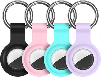 Compatible for AirTag Holder Keychain for Apple Air Tag 1st&2nd Generation | Airtag Key Chain Ring Case Cover for Air Tag Holder GPS Tracker Item Air Tags Finders Air Tagholder for Kids,Bags,Luggages