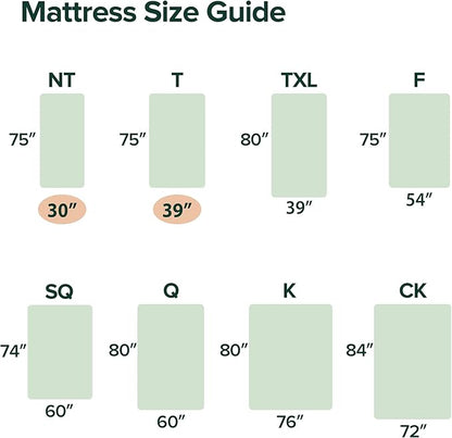 Zinus 6 Inch Foam and Spring Hybrid Mattress [New Version], Twin XL, Fiberglass Free, Medium Firmness, Durable Support, Certified Safe Foams & Fabric, Mattress in A Box, White