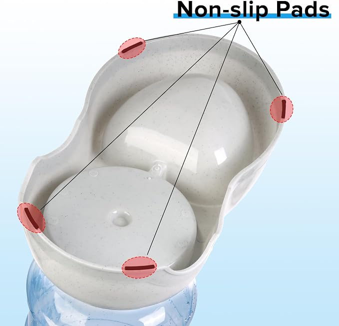 Kenond 3 Gallon Dog Feeder and Water Dispenser, Gravity Food Dispenser | Wide Mouth, Easy to Clean/ Gravity Filled/ Large Capacity/ Multi Pet Home