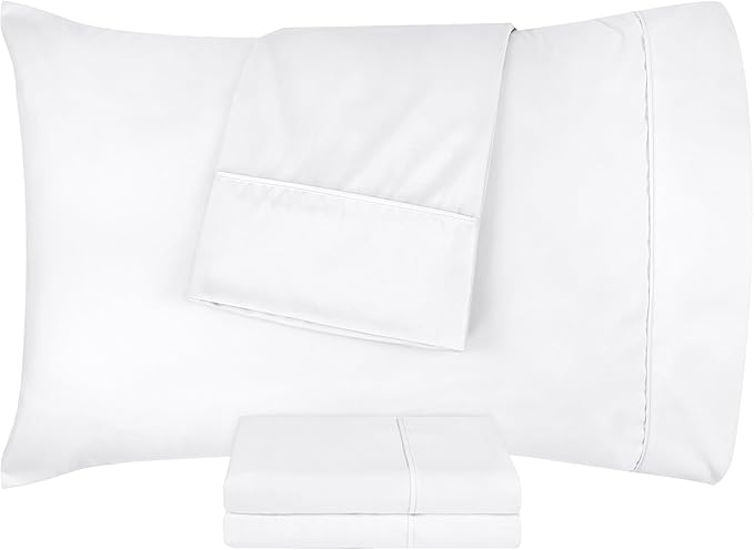 Utopia Bedding King Standard Pillow Cases - Pack of 4 - Envelope Closure - Soft Brushed Microfiber Fabric - Shrinkage and Fade Resistant Pillow Covers 20 X 36 Inches (King Std, White)