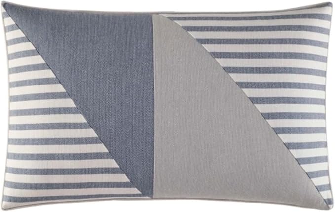 Nautica - King Comforter Set, Soft Yarn-Dyed Cotton Bedding, Medium Weight for Year Round Use, 3 Piece Bed Set with Matching Pillowcases (Fairwater Blue)