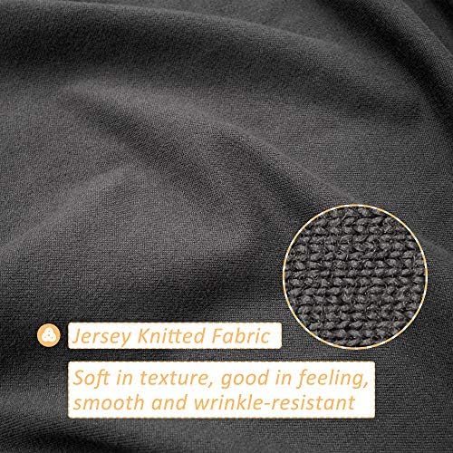 Mrs Awesome Stretch Jersey Box Spring Cover Twin/Twin XL, Dark Gray