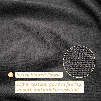 Mrs Awesome Stretch Jersey Box Spring Cover Twin/Twin XL, Dark Gray