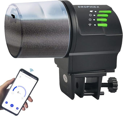 WiFi Fish Feeder Automatic Fish Feeder Automatic Dispenser | Vacation,For Aquarium and Turtle Tank, With Feeding Ring