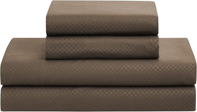 8 Piece Comforter Set Bag with Checkered Design (Pack of 3, 24 Count Total)
