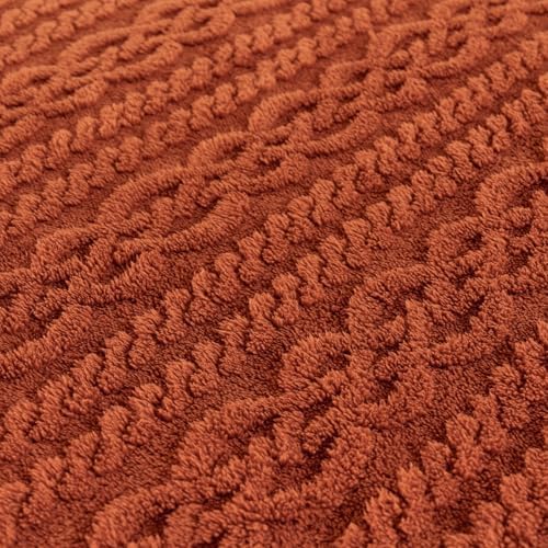 Rust Throw Blanket - Soft & Fluffy Fleece, Cute & Aesthetic, Perfect for Sofa, Couch, Chair, Bed, Living Room & Bedroom, All-Season Use, Plush & Cozy Decorative Blanket 50x60