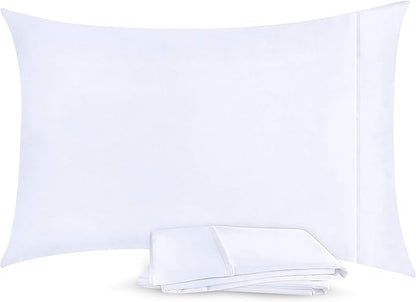 Utopia Bedding King Pillow Cases - 120 Pack - Envelope Closure - Soft Brushed Microfiber Fabric - Pillow Covers 20 X 40 Inches (King, White)