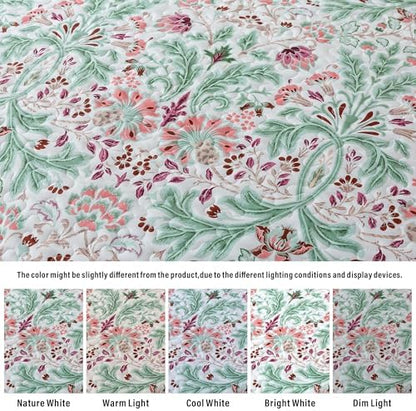 HoneiLife Quilt Set King Size - Microfiber Bedspreads 3-Piece,Reversible Coverlets Lightweight Bedcover King Quilt Bedding Sets