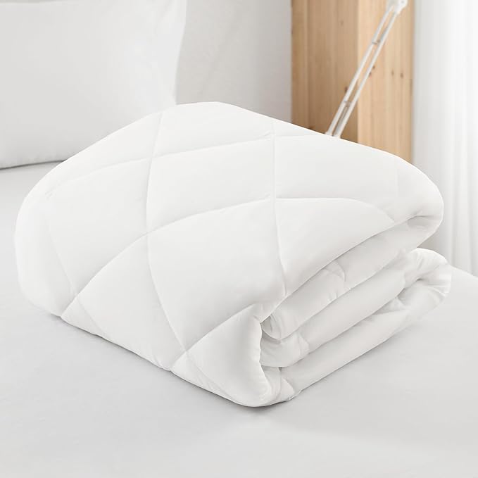 Sleep Philosophy Waterproof Mattress Protector Cal King Size Mattress Pad, 3M Scotchgard, Quilted & Fitted Microfiber Mattress Topper, Noisless & Deep Pocket Fits Up to 20" Mattress, Cal King White