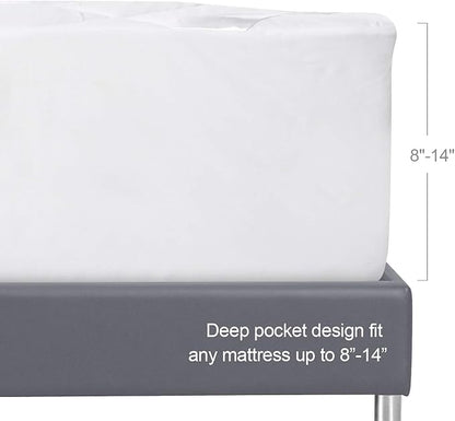 RV King Mattress Topper Pad Protector Waterproof, Absorbent and Quilted Mattress Protector for RV Mattress King 72x80, RV King Fitted Matress Cover