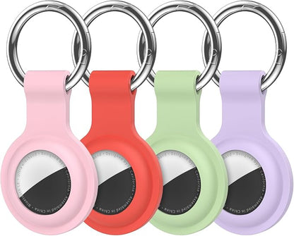 Compatible for AirTag Holder Keychain for Apple Air Tag 1st&2nd Generation | Airtag Key Chain Ring Case Cover for Air Tag Holder GPS Tracker Item Air Tags Finders Air Tagholder for Kids,Bags,Luggages