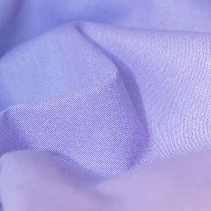 CLOTHKNOW Blue Purple Full Size Comforter Set Blue Gradient Bedding Comforter Sets Soft Blue White Comforter with 2 x Pillow Cases
