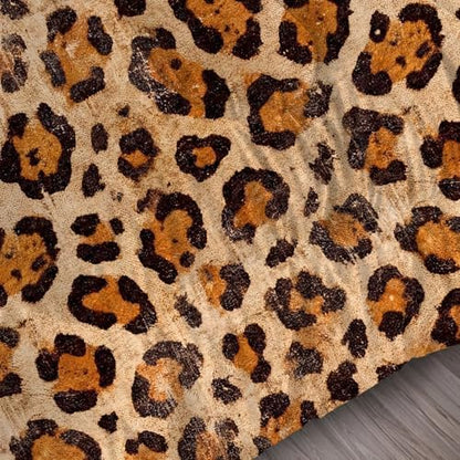 Brown Cheetah Bedding Full/Queen Leopard Print Comforter for Girls
