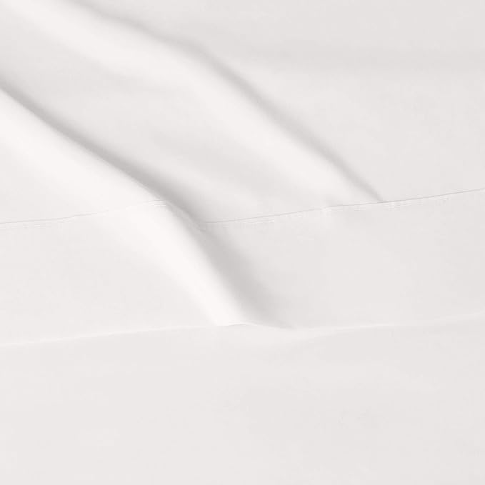 Basics Lightweight Ultra-Soft, Breathable, Wrinkle Free Brushed Microfiber 3 Piece Bed Sheet Set with 14-Inch Deep Pockets, Twin XL, Cream, Solid