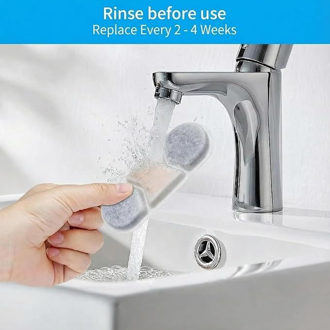 10 PCS/Set Dog Fountain Filter Replacement for Zuqqony DYSJ0112L/3.2Gal Water Fountain, Dog Water Bowl Dispenser for Large Dogs or Multi-Pet Home(4 Water Filters+4Pre-Filter Sponge+2 Brush)