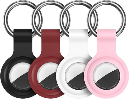 Compatible for AirTag Holder Keychain for Apple Air Tag 1st&2nd Generation | Airtag Key Chain Ring Case Cover for Air Tag Holder GPS Tracker Item Air Tags Finders Air Tagholder for Kids,Bags,Luggages