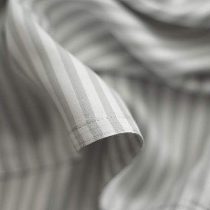 Pure Bamboo Full Sheets, Genuine 100% Organic Viscose Derived from Bamboo Bed Sheet Set, Luxuriously Soft & Cooling, Double Stitching, 2 Year Quality Promise (Full, Stripes)