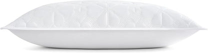 kate spade new york Spade Floral Euro Sham, 26" x 26" Spring Pillow Cover, Single 100% Cotton Sateen Cover, Machine Washable, Bright White