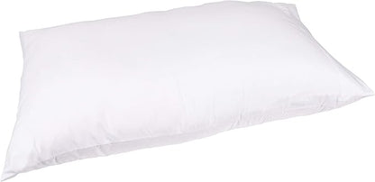 KAF Home Brushed Microfiber Pillow Cases Bulk Pack, Control Allergies and Ensure Sound Sleep, Set of 12, White (Pack of 2)