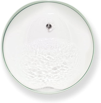 Catit PIXI Drinking Fountain, Green | Cat Water Fountain with Triple Filter and Ergonomic Drinking Options