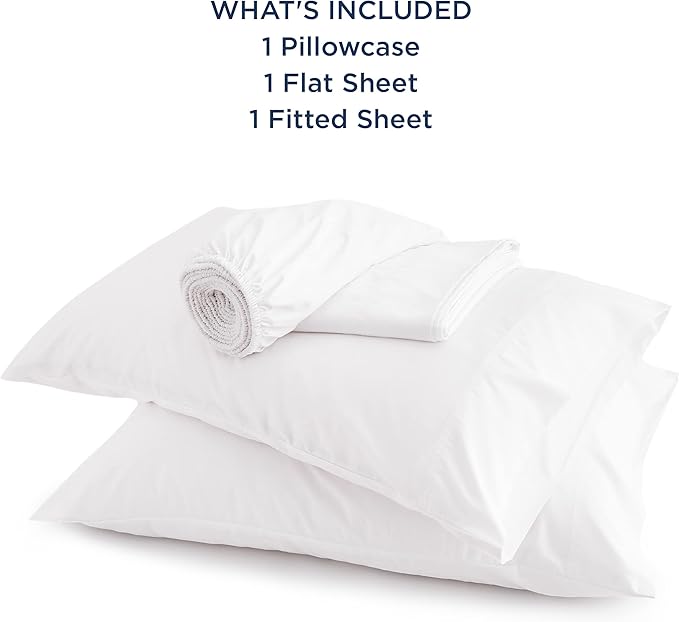 Bedsure Cooling Sheets Twin, Rayon Derived from Bamboo, PureWoven, Breathable & Soft, Deep Pocket Up to 16 Inches, Hotel Luxury Silky Bedding for Hot Sleepers, White